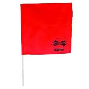 Invincible Marine Orange Water Ski Flag