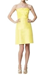 Strapless Cocktail Taffeta Bridesmaid Dress/Party Dress 