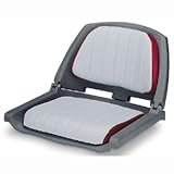 Wise WD157LS-012 Deluxe Molded Plastic Fold Down w/ Extra Thick 2 1/2 Cushion, Color Grey/ Charcoal