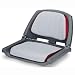 Wise WD157LS-012 Deluxe Molded Plastic Fold Down w/ Extra Thick 2 1/2" Cushion, Color Grey/ Charcoal