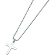 Stainless Steel Cross Mens Necklace Jewelry 22" New |A