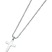 Stainless Steel Cross Mens Necklace Jewelry 22" New |A