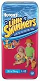 Huggies Little Swimmers Disposable Swimpants Swim Diapers, Size Large, Fits 32+ lbs, Case of 40 (4 bags of 10)