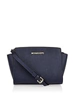 Michael Kors Bolso bandolera Selma Md (Azul Oscuro)