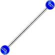 Blue Marble Industrial Barbell 31mm