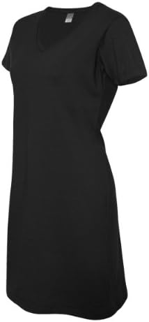 LAT Sportswear Women's Fashionable V-Neck T-Shirt Dress. 3522