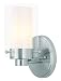 Livex Lighting 1541-91 Brushed Nickel Manhattan 1 Light 60 Watt 5