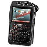 PREMIUM BLACK STINGRAY SPORTY COVER RUBBER CASE (With 2 Optional Interchangable Belt Clips) for MOTOROLA Q9M / Q9C - RETAIL PACKAGING