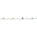 Sterling Silver Cubic Zirconia Dolphin Fancy Link title=