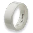 White Ceramic Ring (8.0 mm) - Sizes 5-9