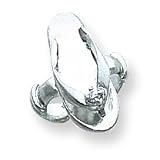Sterling Silver Sandal CZ (Cubic Zirconia) Toe Ring