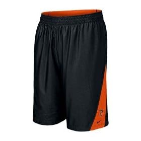 Nike Princeton Tigers Black Orange Reversible Basketball Shorts Nike Princeton Tigers Black-Orange Reversible Basketball Shorts