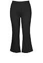 Avenue Plus Size Stitch-Seamed Knit Capris