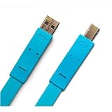 ITEM FLAT Cable USB A male - B male 1.2m 130845