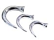 316L Surgical Stainless Steel Tribal Plug, 2g - Sold as a Pair