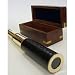 Search : 15" Handheld Brass Telescope with Wooden Box: Nautical Pirate Scope [Toy]