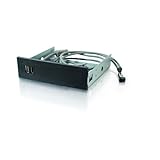 C2G / Cables to Go 27038 2-Port USB 2.0 High-Speed Front Bay Hub Black