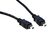 Max Value IEEE 1394a Cable, 4 Pin Male - 4 Pin Male, 2 Mtrs Black