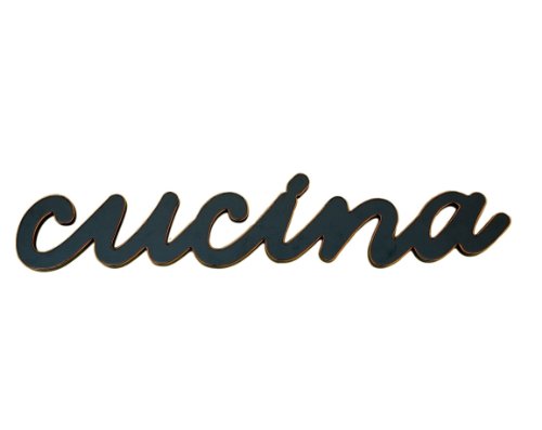 Wood Sign Decor for Home or Business Word: CUCINA