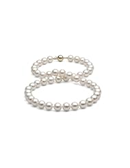 18 8-9mm White Freshwater Necklace<br>~ Presidential Grade ~