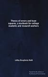Theory of errors and least squares, a textbook for college students and research workers