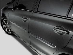 HONDA CIVIC 4DR 2012-2013 BODY SIDE MOLDINGS (ALABASTER SILVER METALLIC) *NH700* GENUINE OEM PART#08P05-TR0-150 On Sale