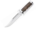 New Boker Outback Field Knife 440 Stainless Steel Corrosion-Resistant Blade Includes Leather Sheath
