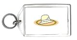 Keychain with africa, safari, explorer, hat, wildlife