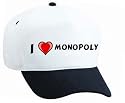 I Love Monopoly White Cap