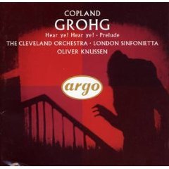 Copland-Grohg,Ballet-Knussen