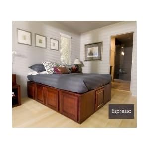 Ucube Espresso Full Chestbed (Espresso) (18H x 54W x 72D)