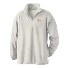 Mens Micro Fleece Boxer Ears Down Half Zip by Your Breed