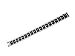 European Style Men's Surgical Steel Bracelet with Carbon Fiber Highlights