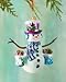 Christopher Radko Frosty Shopper Glass Christmas Ornament 2014