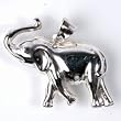 STERLING SILVER PENDANT - 32mm Elephant