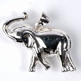 STERLING SILVER PENDANT - 32mm Elephant