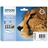 Epson Original T0715 4-Cartridge Multipack (Cyan T0712, Magenta T0713, Yellow T0714 and Black T0711)