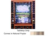 Wine Cellar Innovations Natural Poplar Tabletop below Glass Rack 1x27x14-in.