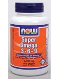 NOW Foods - Super Omega 3-6-9 1200 mg 90 softgels