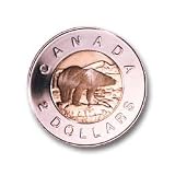 Toonie Polar Bear the Toonie Bear or Toonie or Polar Is the Two Dollar Coin of Canada