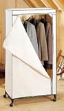 Wheeled Canvas Wardrobe