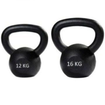 Kettlebell set 12kg+16kg cast Kettlebell,