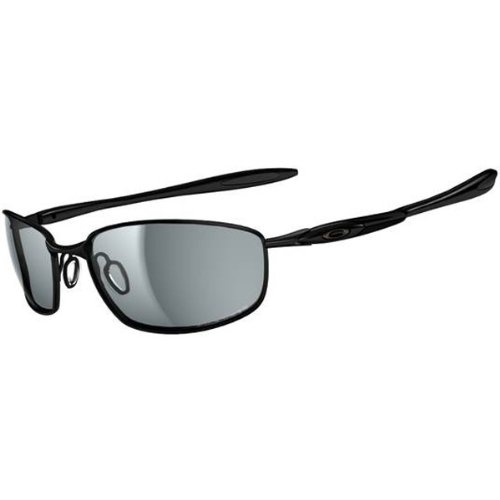 Oakley Polarized Oakley Blender Polished Black/Grey Polarized Sunglasses On Sale