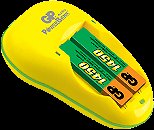 GP Audio PowerBank Prismatic Rechargeable Battery Charger & 2 x 1450 mAh Batteries