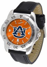 Auburn Tigers NCAA AnoChrome (Leather Band)