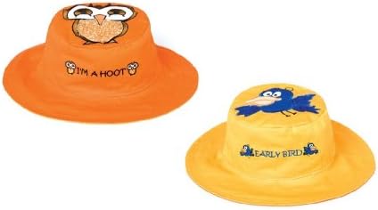 Luvali Convertibles LCKDS3SOB Bird-Owl Reversible Kids Hat Small