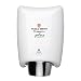 World Dryer K-974P SMARTdri Plus High Efficiency Intelligent Automatic Hand Dryer with Aluminum White Cover, Single Port Nozzle, 110-120V