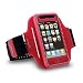 Sports Armband Case & Screenguard for iPhone 3GS/3G by Bone - Red
