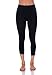 Emmalise Women's Capri Seamless Legging, Black, One Size