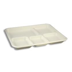 Stalkmarket 5- Compartment American Tray, 500-Count Case